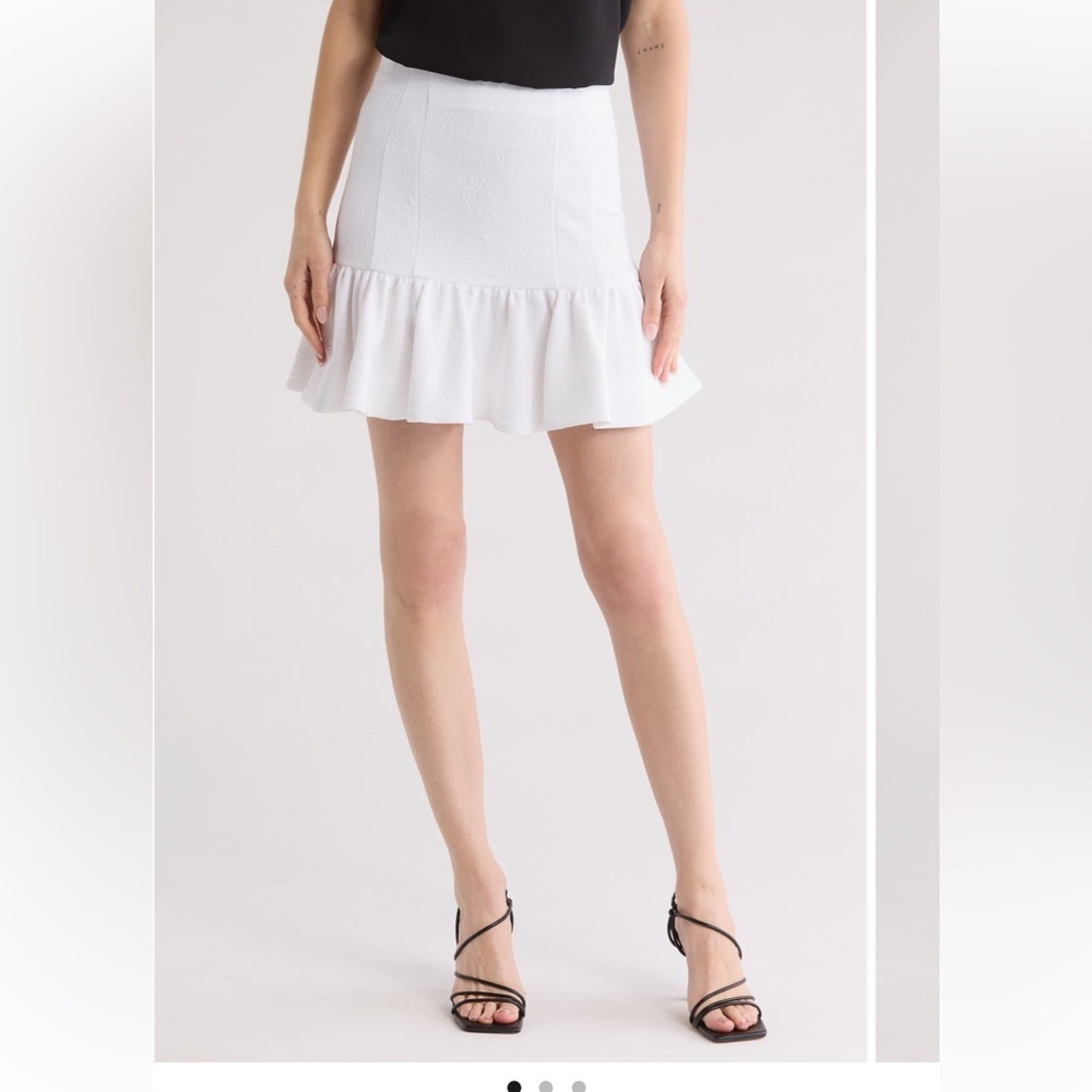 Veronica Beard White Kemble Skirt mini skirt‎ SZ 6 NWT